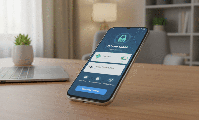 fitur Private Space Android